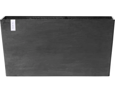Produktbild von Pflanzkübel Ecopots Paris mit Rollen Kunststoff 100 x 40 x 50 cm dunkelgrau
