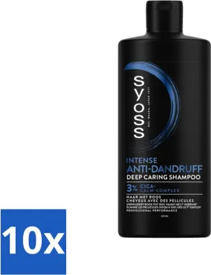 Produktbild von SYOSS - Anti-Schuppen - Shampoo - Langanhaltendes Styling - 440ml - Vorteilspack - 10 Stücke