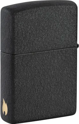 Produktbild von ZIPPO - Zippo Flammenmotiv - Schwarz Crackle Sturmfeuerzeug nachfüllbar Benzin 60006281