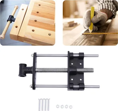Produktbild von Schreinerzwinge - Werkbankzwinge - Stahl - Multifunktional - Spannweite 18 cm - Für Holzarbeiten