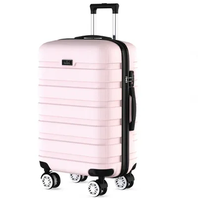 Produktbild von Voyagoux® REVELATION - Reisekoffer Medium - 71L - Koffer - Reisekoffer mit Rollen - Hellrosa - TSA-Schloss
