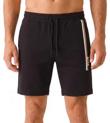 Imagen del producto de Pantalones cortos deportivos para hombre de la marca BOSS, modelo 50554778, confeccionados en algodón