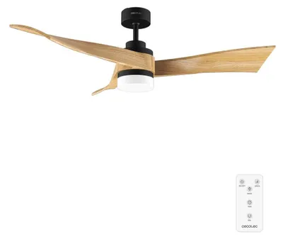 Zdjęcie produktu dla Cecotec EnergySilence Aero 5285 LightWood, Wentylator domowy z łopatkami, Drewno, Sufit, 30 m², 132 cm, 8 h