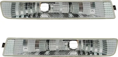 Produktbild von Frontblinker Set für Opel Vivaro 2001-2006 Blinker Klarglas Chrom Silber Weiß