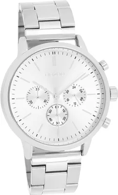 Produktbild von Oozoo Herren Uhr Analog Quarzuhr Armband silber Timepieces D2UOC11405