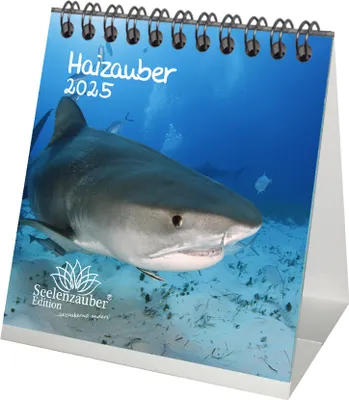 Produktbild von Haizauber Kalender für 2025 Format 10cm x 10cm Hai - Seelenzauber