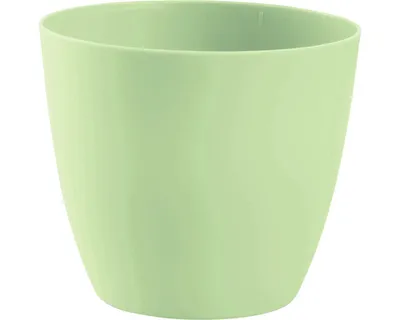 Obrázok produktu pre Obal na kvetináč plastový Ella Ø 21 cm matný pistáciový