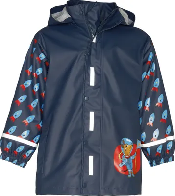 Produktbild von Playshoes - Regenjacke für kinder Maus - Weltraum - Dunkelblau, 104