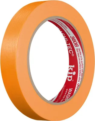 Produktbild von kip WASHI-TEC STANDARD Goldkrepp orange 24 mm x 50 m