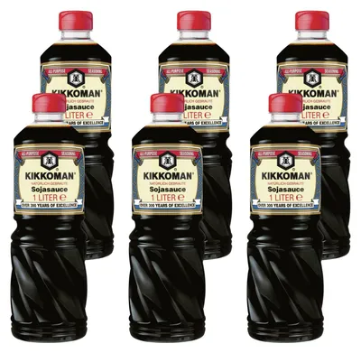 Produktbild von Kikkoman Soja-Sauce - 6x 1000ml