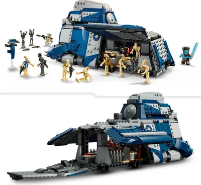 Produktbild von LEGO Star Wars: The Clone Wars MTT der Separatisten in der Schlacht von Felucia - Spielzeug mit Lichtschwert - Kinder Geschenk für Jungen und Mädchen - Modellbau zum Ausstellen und Sammeln - 75435