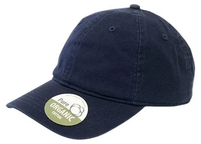 Image de Brain Waves - Casquette de baseball, non structurée, Coton LT4118 (taille unique) (marine)
