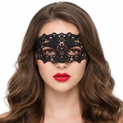 Obrázek produktu pro Maska na karneval, elegantní - dámská benátská maska, krajková maska na oči