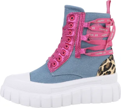 Produktbild von Ital-Design Damen Freizeitschuhe  Wildlederoptik, Lederoptik Sneakers High 85757939 Blau Gr.  37