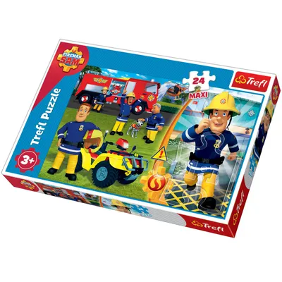 Produktbild von Feuerwehrmann Sam - Maxi Puzzle 24 Teile