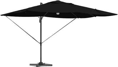 Immagine prodotto di Ombrellone vidaXL nero 351 x 250 x 253 cm in poliestere e alluminio