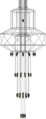 Zdjęcie produktu dla Lampa wisząca FLUSSO 43 czarna
