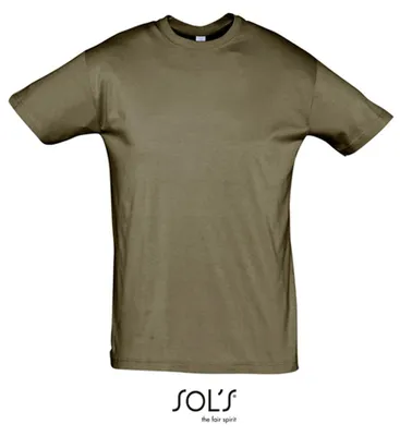 Image de SOLs 11380 | Regent 150 T-Shirt Hommes - Couleur : Army - Taille : L