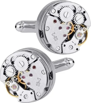 Produktbild von Manschettenknöpfe Handgemachtes Cufflinks Knöpfe Zahnräder