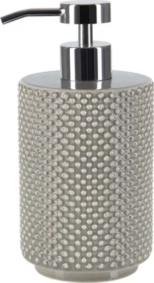 Zdjęcie produktu dla Spirella dozownik mydła "Mero" porcelanowy dozownik mydła w płynie 400ml Taupe  Europe