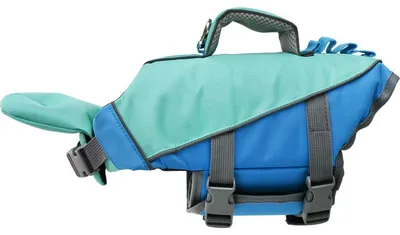 Produktbild von Reflektierende Hunde Schwimmweste mit Rettungsgriff, Hundeschwimmhilfe für Boot, Kajak und Schwimmen