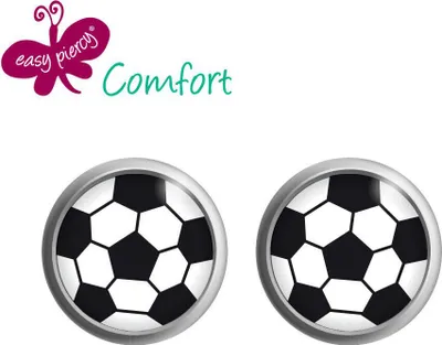 Produktbild von Medizinische Ohrringe Kinder Fußball Ohrstecker