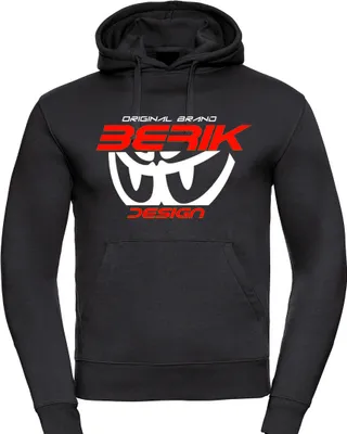 Zdjęcie produktu dla Berik The New Eye Hoodie, czarny/biały/czerwony, M