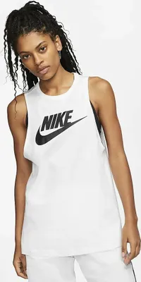 Produktbild von NIKE - nike sportswear Damen Muskeltank - Sporthemd damen - Wit-Zwart