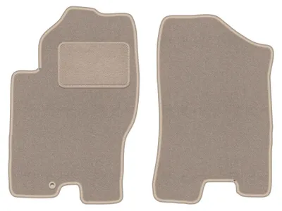 Obrázok produktu pre Predné velúrové koberce pre: Nissan Pathfinder 2005-2010 (5 miest) – 2 ks, béžové, na mieru – Wielganizator LUX