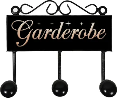 Produktbild von Garderobe mit Sternen Kleiderhaken Leiste mit 3 Haken