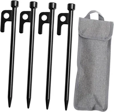 Produktbild von Stabiles Metallzeltstel für Boden und Zeltdach Campingausrüstung unter dem Zelt Bodenhalter Outdoornutzung