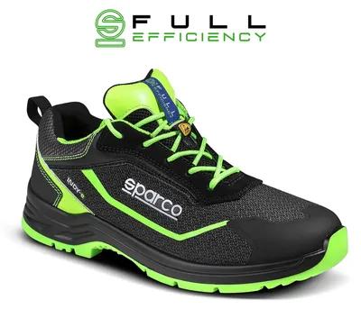 Image de Chaussures de sécurité Sparco 07540NRVF Indy Forester S1PS SR FO Vert/Noir 43
