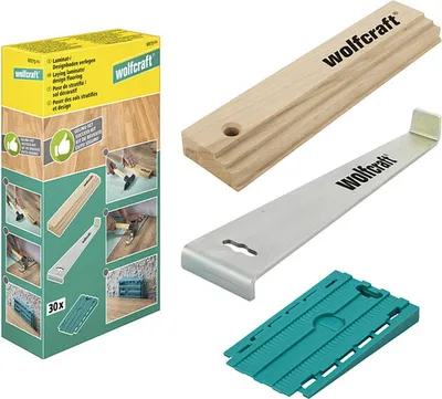 Image de wolfcraft Kit de pose pour la pose de sols stratifiés et de sols design