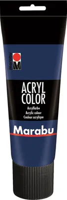 Produktbild von Marabu 12010025053, 225 ml, Blau, Satin, Tube, Wasserfest