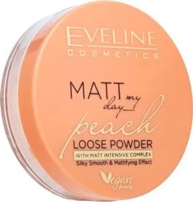 Image de Eveline Matt My Day Peach Loose Powder Silky Smooth & Matting pudr 6 g
