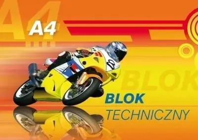Zdjęcie produktu dla Blok Techniczny A4/10 Biały 250G Kreska