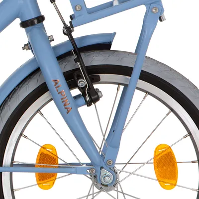 Image de Alpina Fork 18 Fret Bleu mat mat