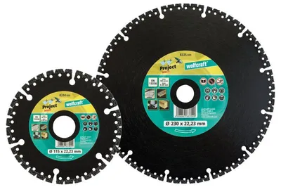 Productafbeelding van Wolfcraft diamantschijf "Project Multi", Ø 125 x 22,2 mm