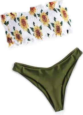Obrázek produktu pro Bandeau top, plavky, opalování, bikiny, dvoudílné, pláž, bazén, velikost M