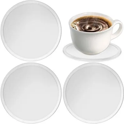 Immagine prodotto di Sottobicchieri in silicone, sottobicchieri rotondi per bar, tazze, bicchieri e tavola