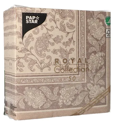 Zdjęcie produktu dla Papstar RC Serv. Ornaments mocca