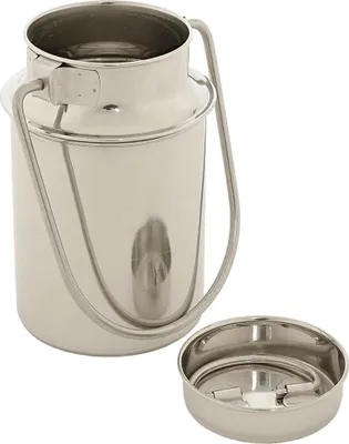 Produktbild von Transportkanne Edelstahl 2,5 Liter Milchkanne Transportbehälter Kanne Milchkrug