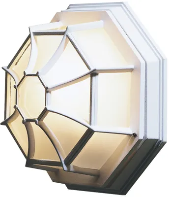 Produktbild von Konstsmide Moranello weiß lackiertes Aluminium, gefrostetes Acrylglas 7091-250