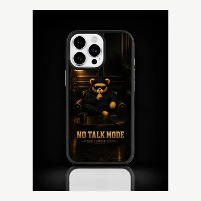 Image de Coque pour iPhone 16 Pro, étui de protection pour téléphone portable, motif "Ne pas parler" – LUNØIR ©