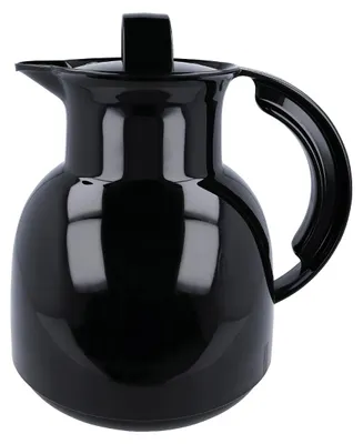 Produktbild von Isolierkanne 1 l EUROHOME Schraubverschluss Kunststoff - Thermoskanne als Teekanne & Kaffeekanne mit Thermo - Isolierflasche Kanne für Kaffee & Tee