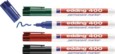 Produktbild von Edding Permanentmarker 400 1 mm 4er-Set