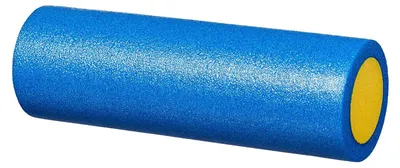 Produktbild von Best Sporting Yogarolle mit Übungsanleitung I Farbe: blau/gelb I Länge: 45 cm, Ø 15 cm I Gewicht: 0,36 Kg I Schaumstoffrolle für Beweglichkeit und Durchblutung