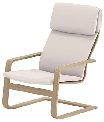 Ersatzbezug für Pello Sessel, Polyester-Leinen, Beige, M