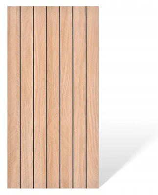 Immagine prodotto di Pannelli da parete autoadesivi effetto legno a lamelle, marroni, set da 4 pezzi, 60x30 cm