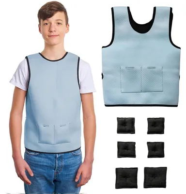 Obrázok produktu pre Záťažový vest pre deti, pohodlný a nastaviteľný